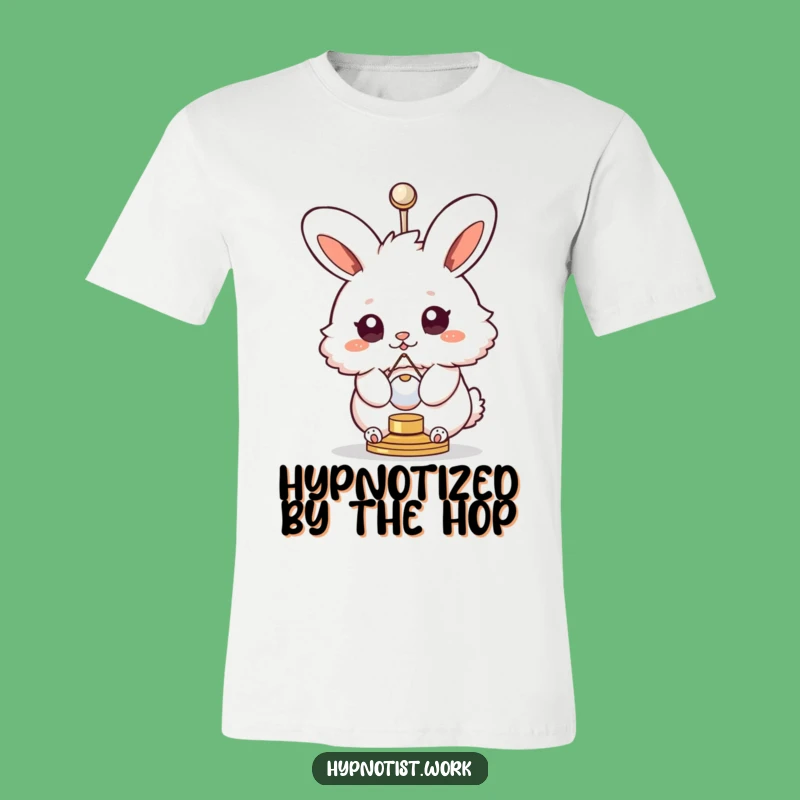 Funny Bunny Swirly Eyes T-Shirt: Hypnotic Spin for a Hilarious Look